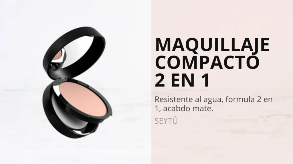 Maquillaje Compacto 2 en 1 SeyTú