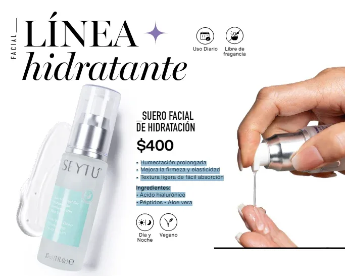 Suero Facial de Hidratación SeyTú