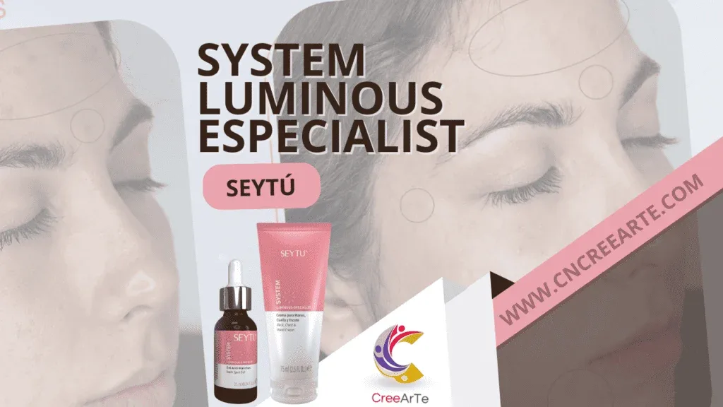 Gel Anti-Manchas System Luminous Specialist de SeyTú. Diseñado para combatir manchas en la piel