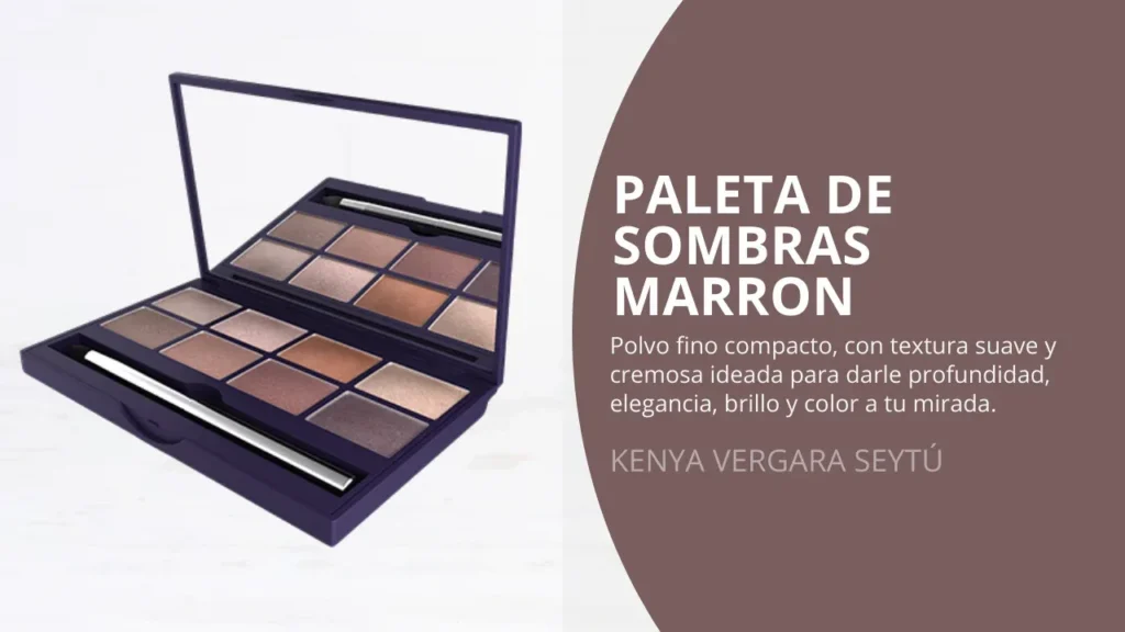 Paleta de Sombras Marrones Kenya Vergara De SeyTú