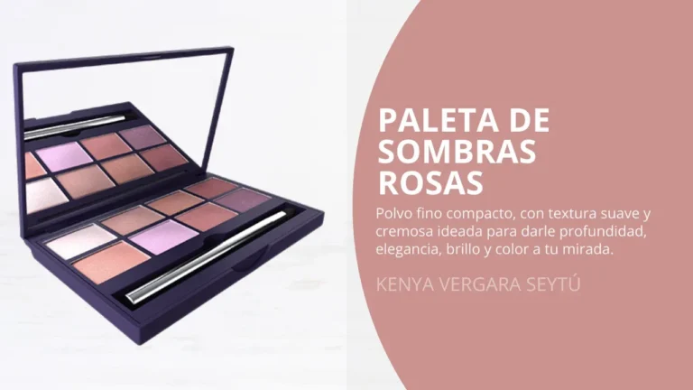 Paleta de Sombras Rosas Kenya Vergara De SeyTú