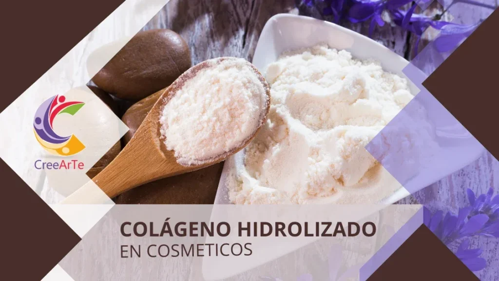 Colágeno hidrolizado en polvo utilizado en cosméticos para mejorar la piel.