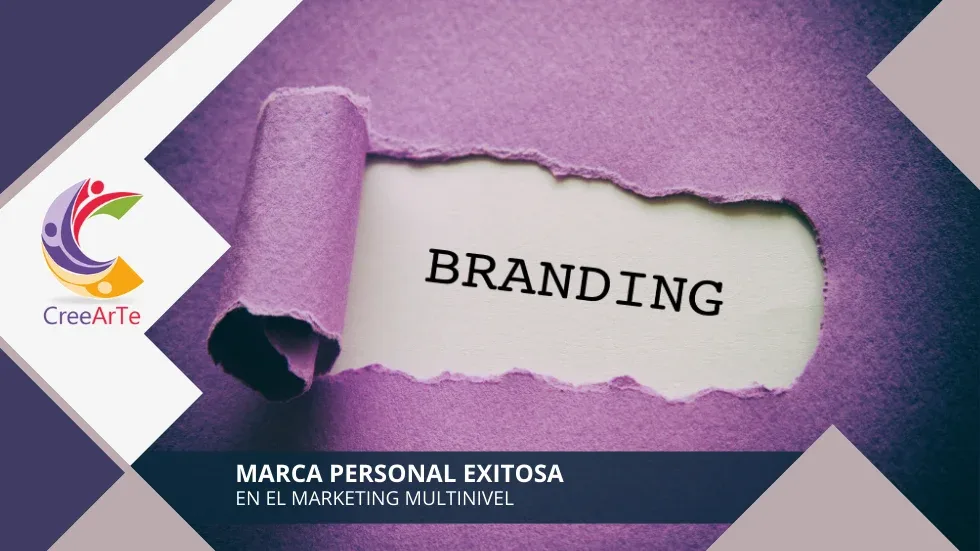 Imagen de marketing multinivel con enfoque en marca personal exitosa