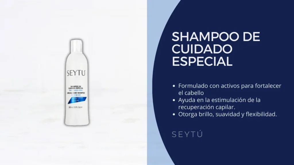 Cuida tu cabello con este shampoo que brinda hidratación y acondicionamiento.