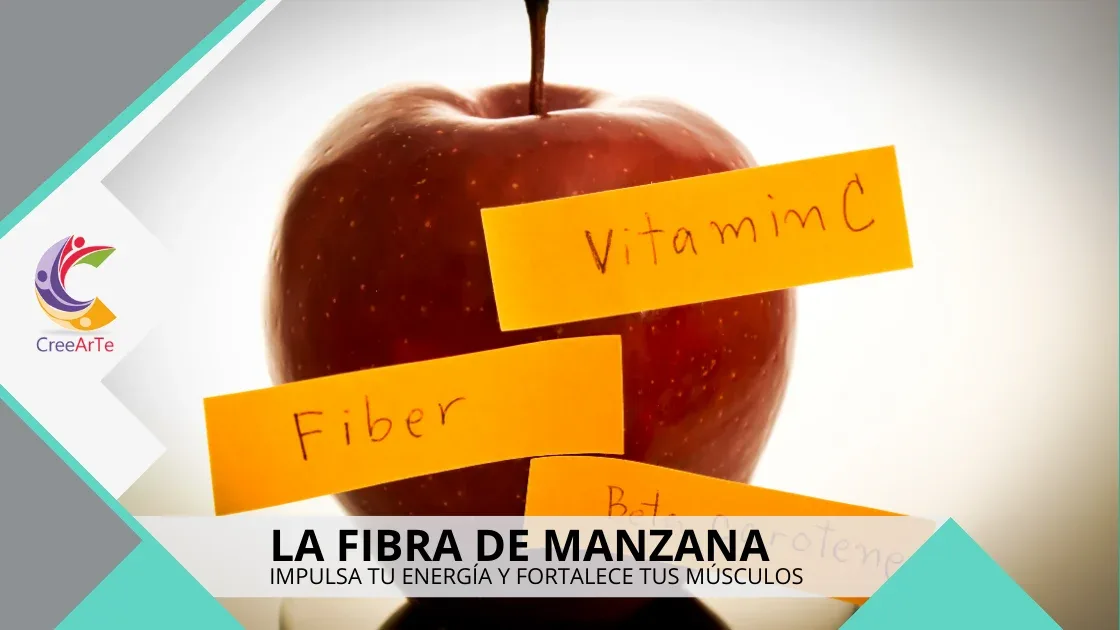 Fibra de manzana para impulsar energía y fortalecer los músculos