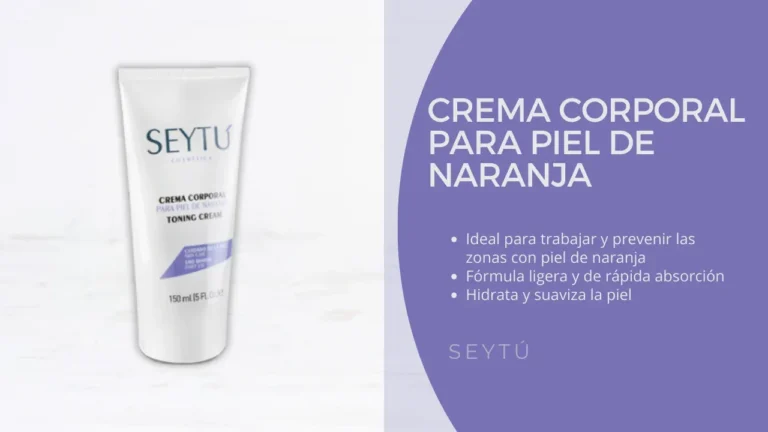 Restaura la sensación firme de tu piel con nuestra crema corporal para piel de naranja.