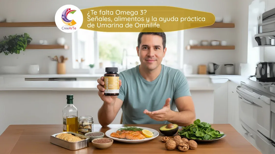 Omega 3 diario y Umarina Omnilife: apoyo para cerebro, visión y triglicéridos