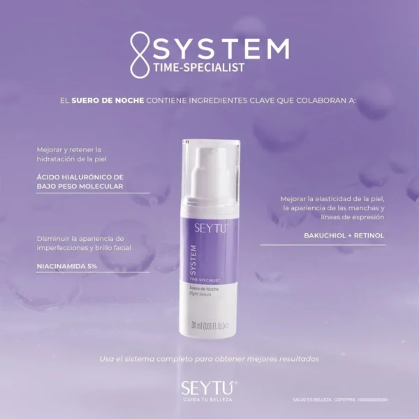 Suero de noche System Time Specilaist de SeyTú